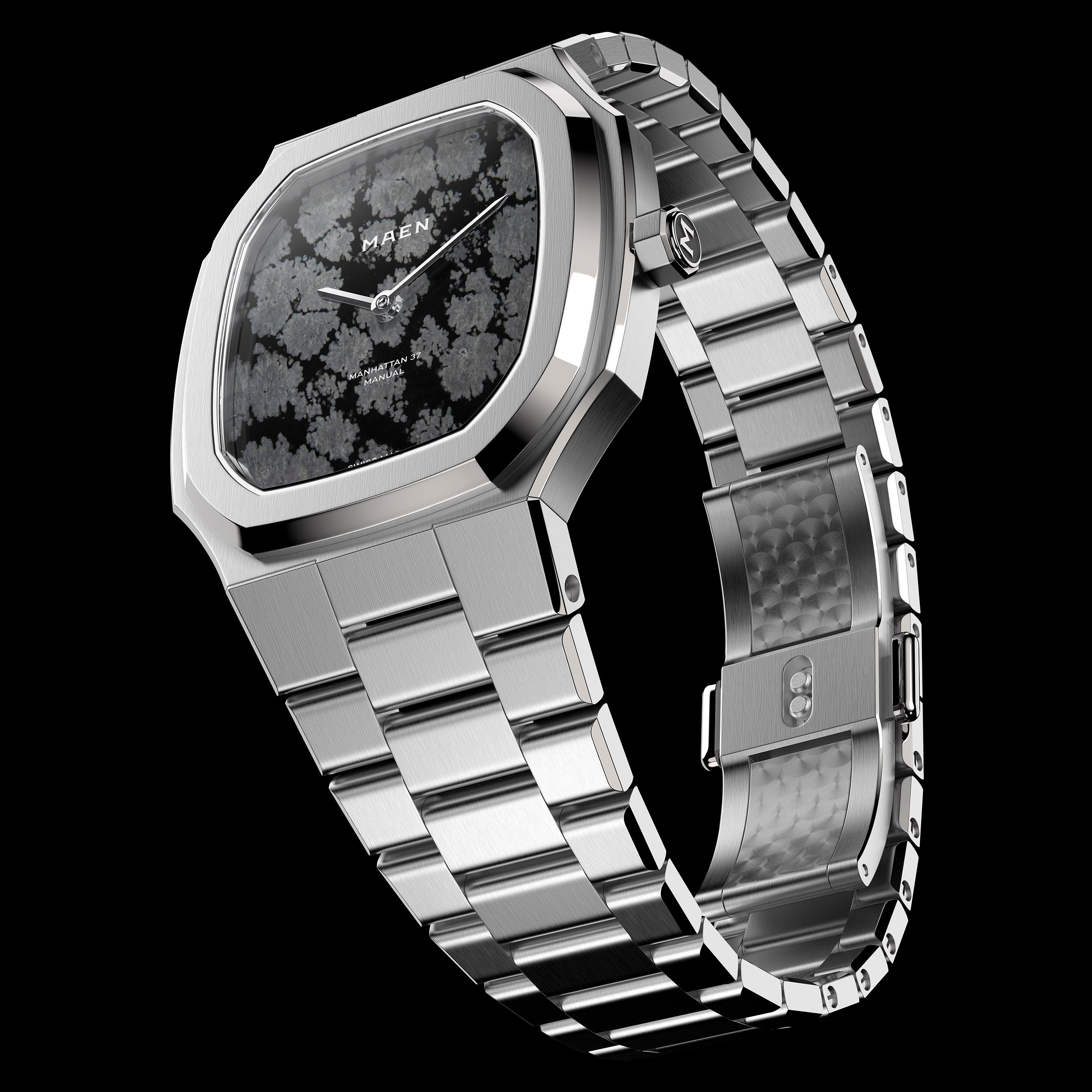 MANHATTAN 37 ULTRA THIN - SNOWFLAKE OBSIDIAN