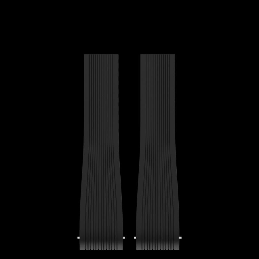 BLACK INTEGRATED FKM STRAP