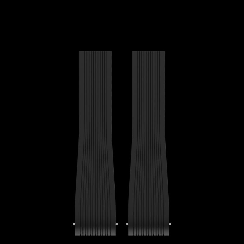 BLACK INTEGRATED FKM STRAP
