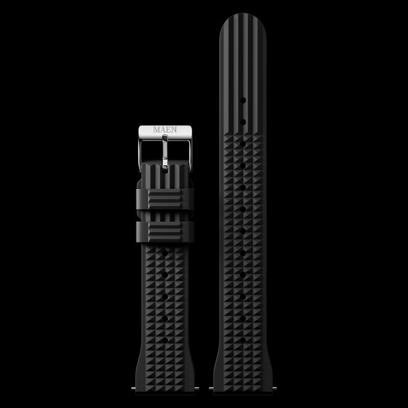 Black Waffle Strap