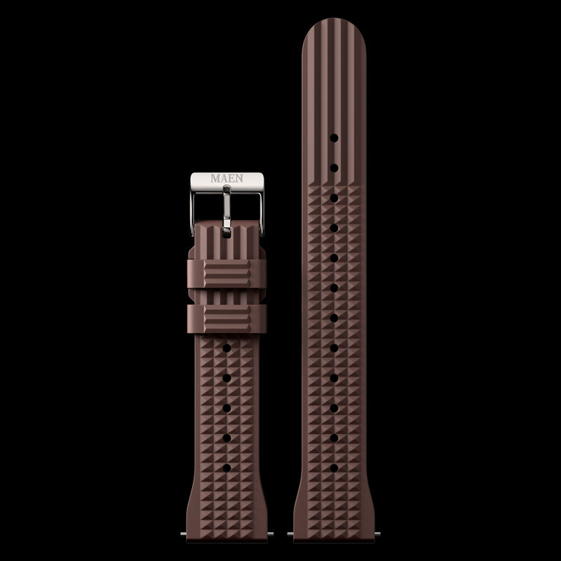 Brown Waffle Strap