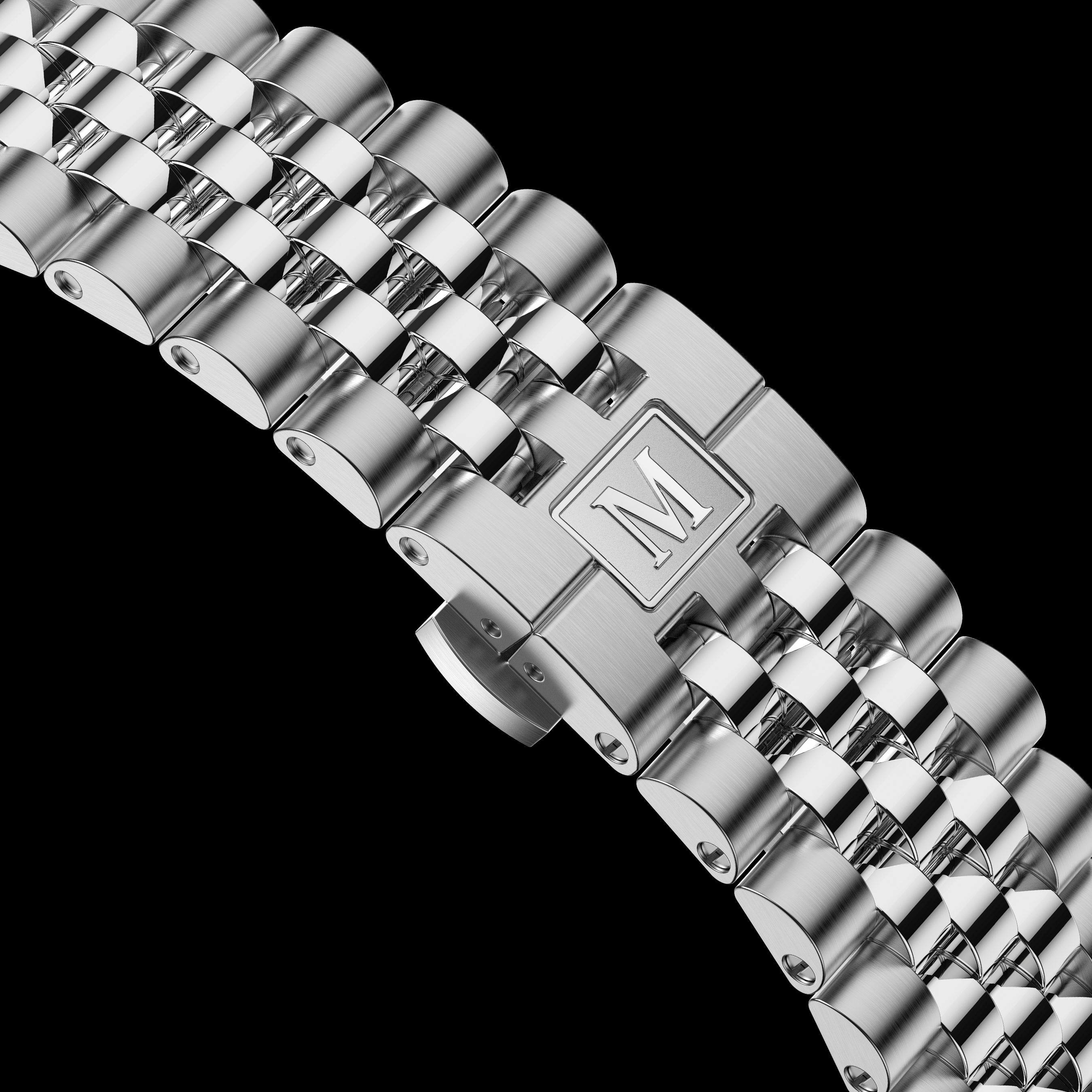 Hades Classic Silver Thick Bracelet – Salty Accessories