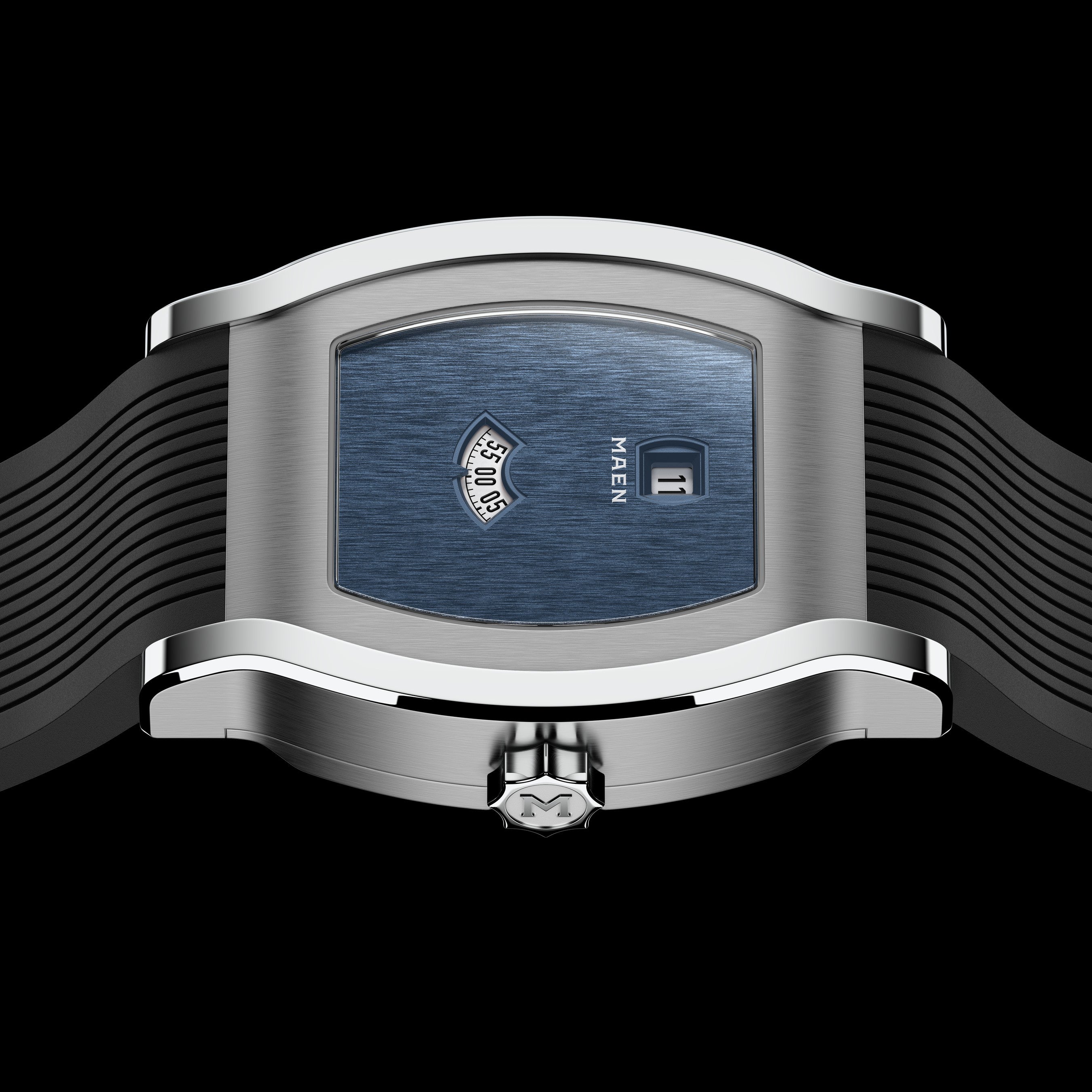 Grand Tonneau Jump Hour M8.1.3 – Midnight Blue dial, overhead