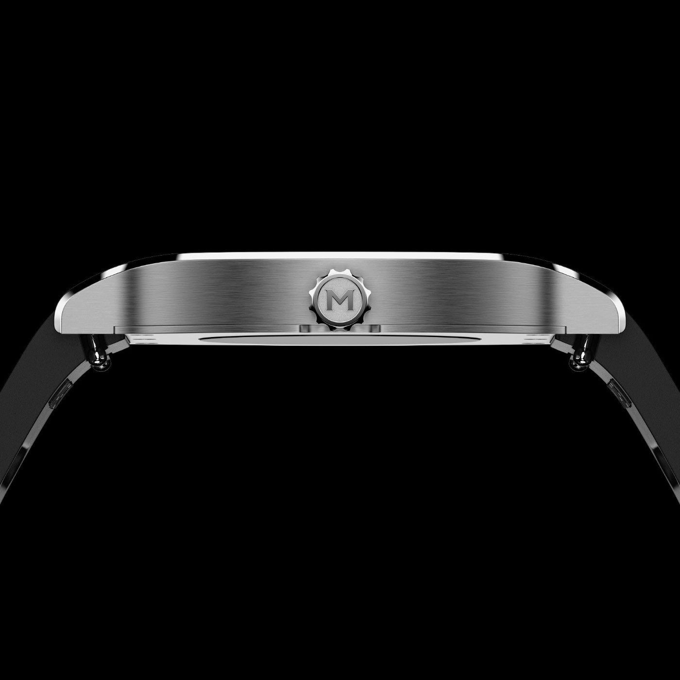 Grand Tonneau Ultra-Thin steel case seen from the side, 6.4 mm thin