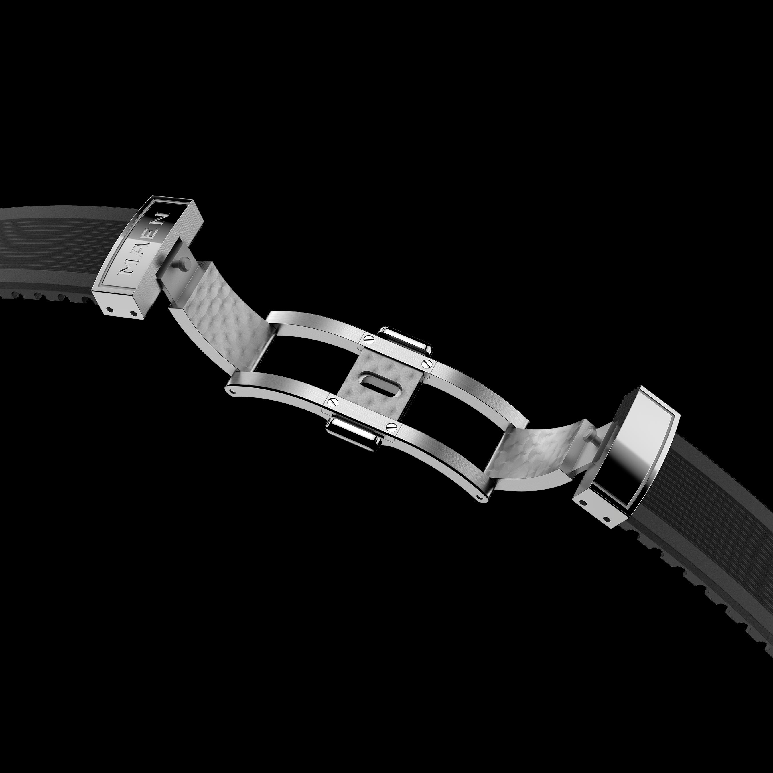 M37 BLACK INTEGRATED FKM STRAP