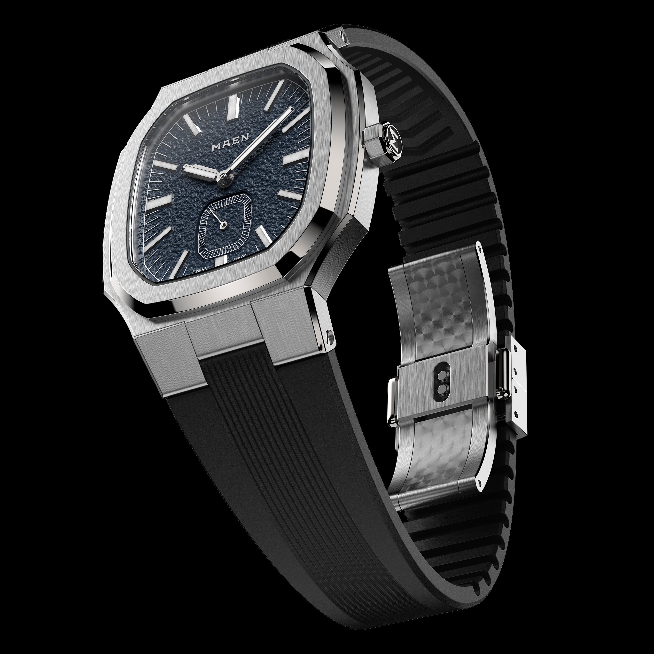 M37 BLACK INTEGRATED FKM STRAP