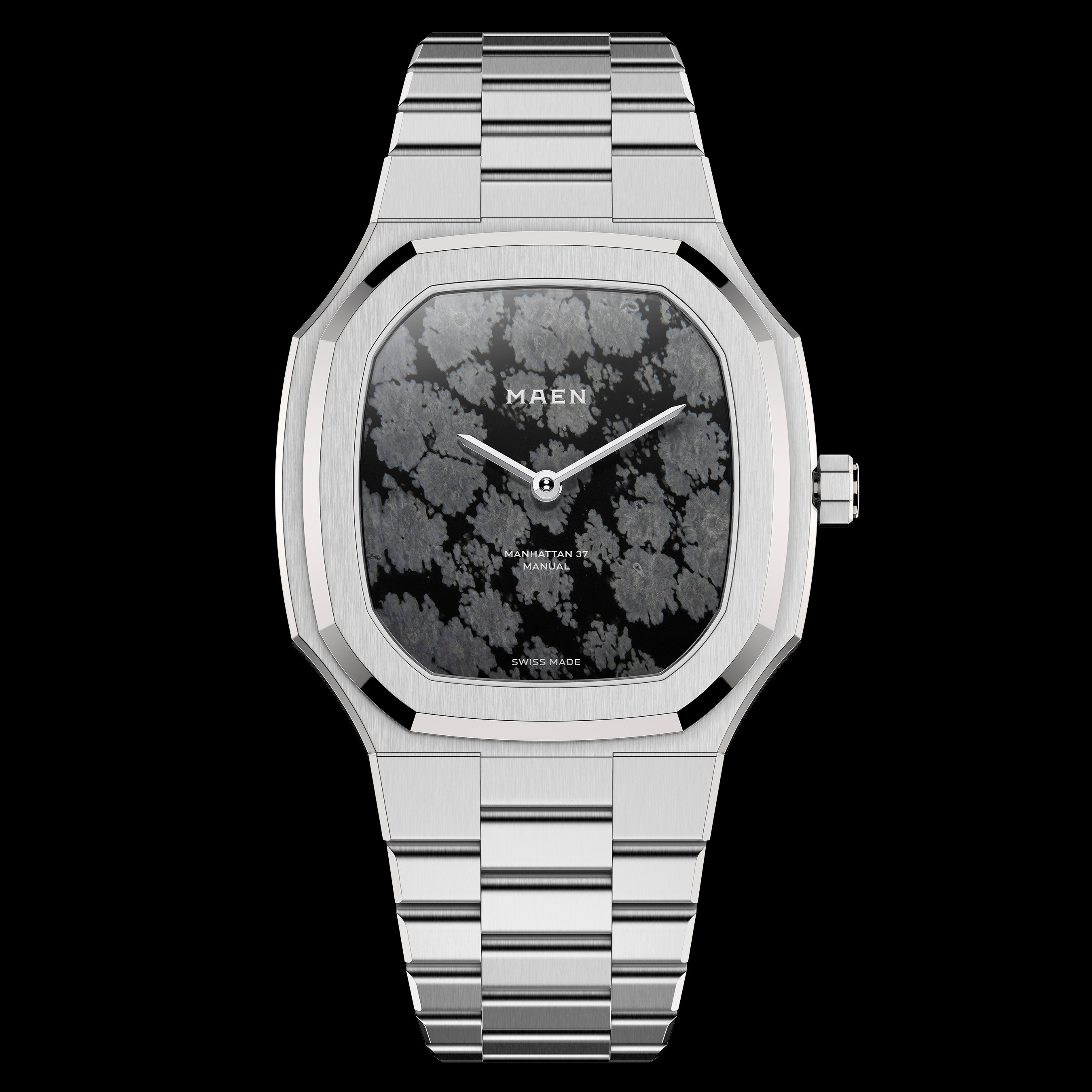 MANHATTAN 37 ULTRA THIN - SNOWFLAKE OBSIDIAN