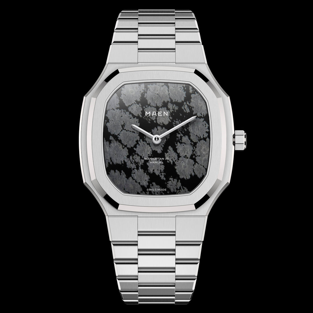 MANHATTAN 37 ULTRA-THIN - SNOWFLAKE OBSIDIAN