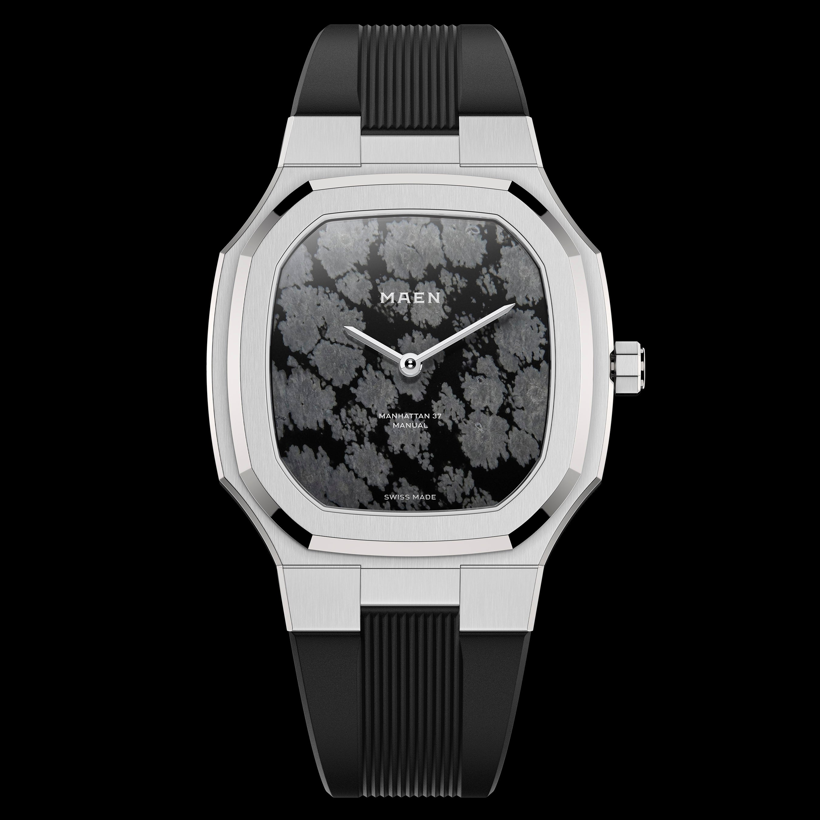 MANHATTAN 37 ULTRA THIN - SNOWFLAKE OBSIDIAN