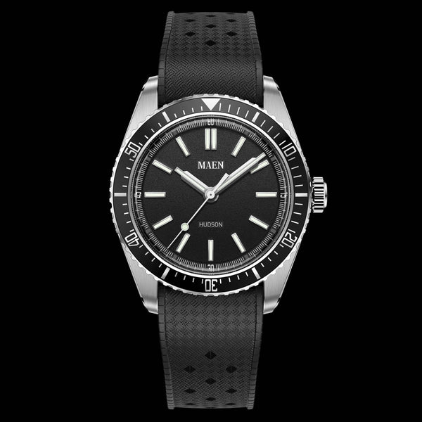 Hudson 38 Automatic No Date - Jet Black